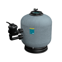 Фильтр шпульной навивки модель Baracuda Crystal Wawe Ø 600 мм  боковое подключение 1 ½" в комплекте с многопозиционным краном. Производительность 14 м